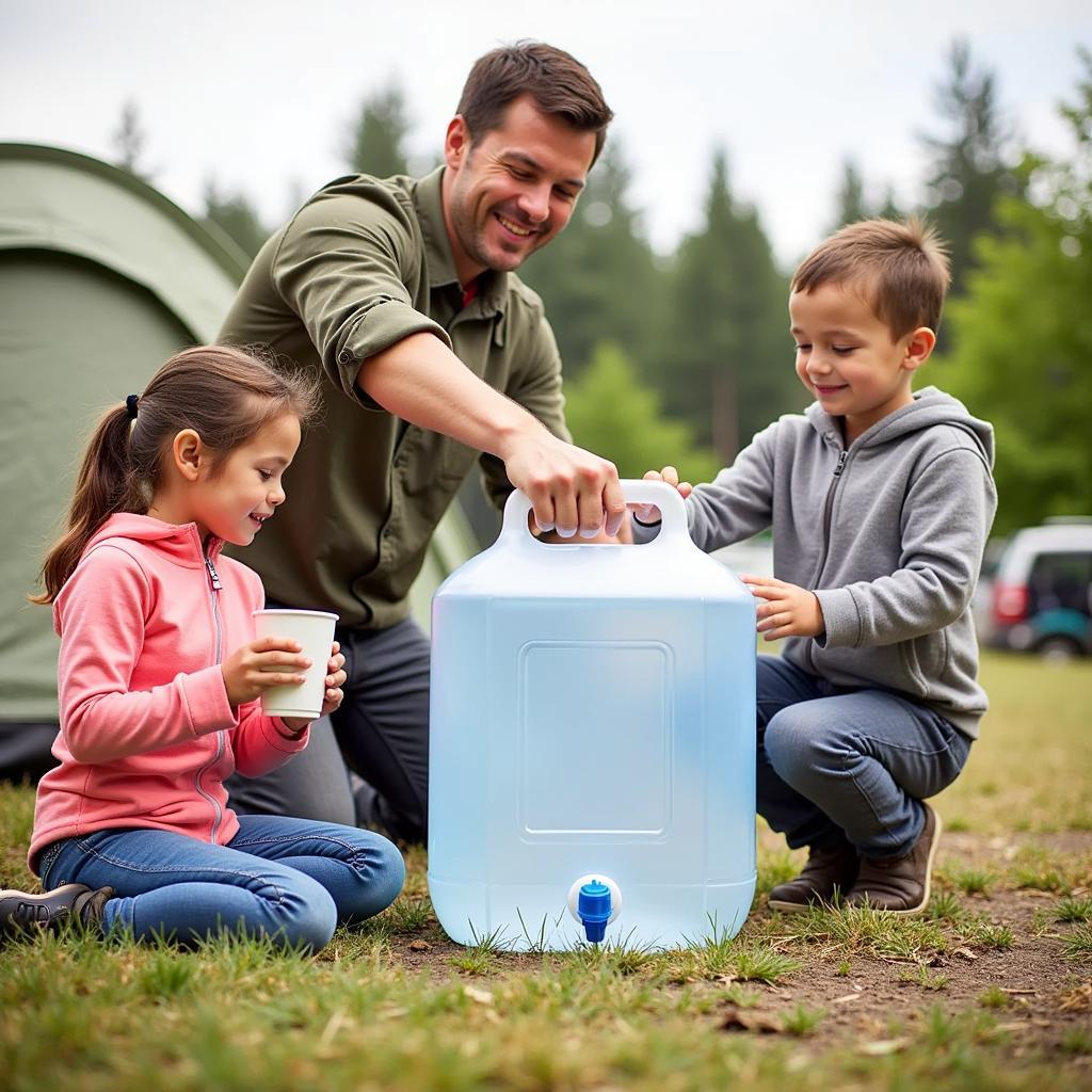 BPA-Free 3-Gallon Water Container for Camping