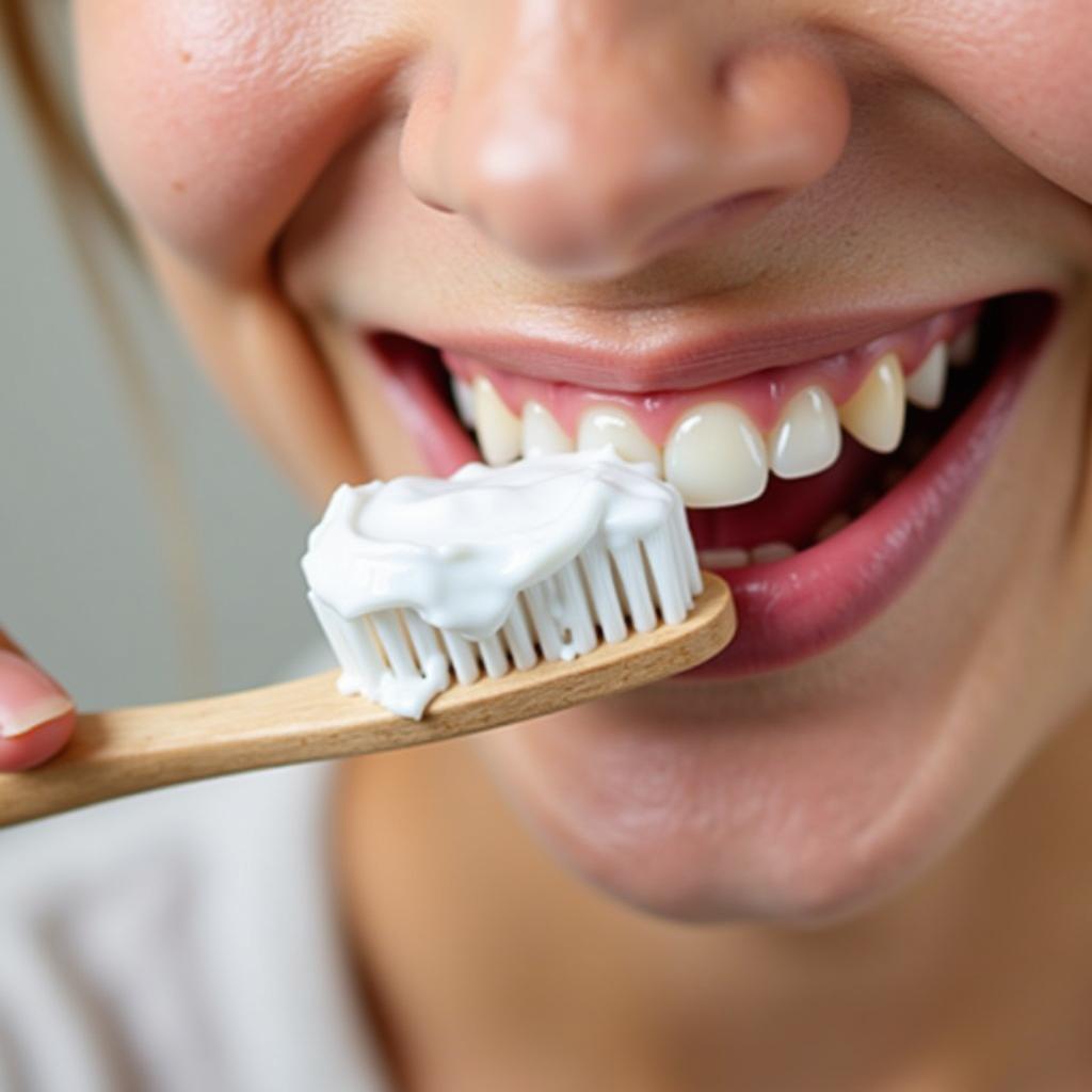 Brushing Teeth with Coconut-Free Toothpaste