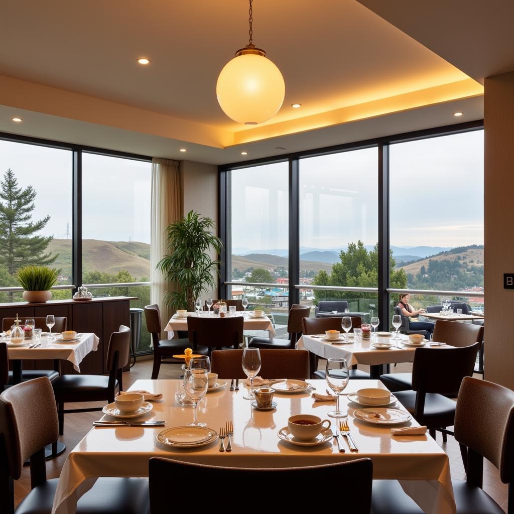 Cambria Hotel Breakfast Dining Area