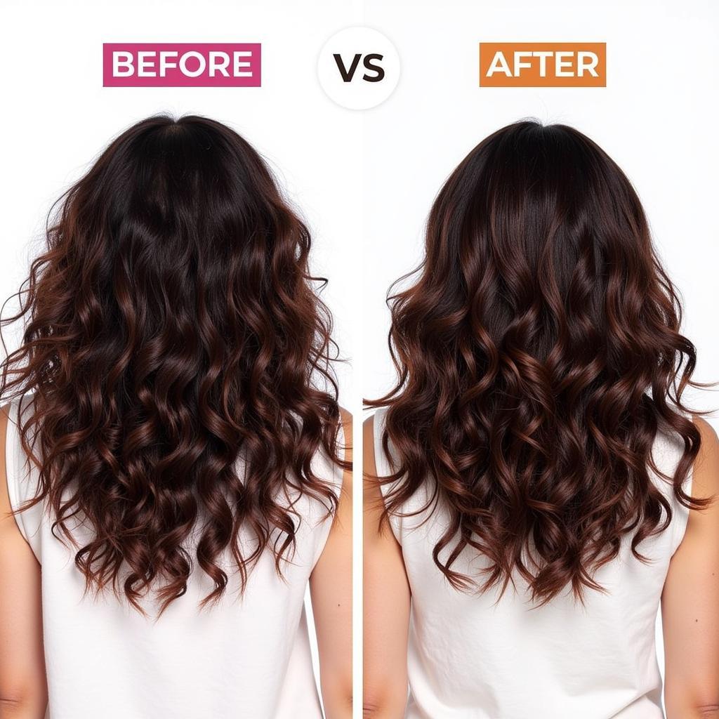 Before and After Care Free Curl Neutralizer