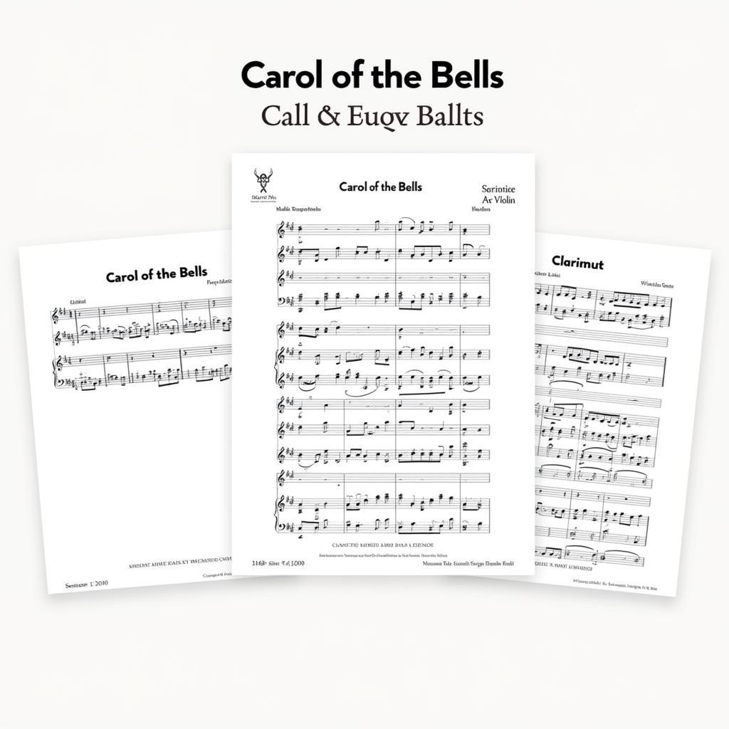 Carol of the Bells Arrangements for Different Instruments