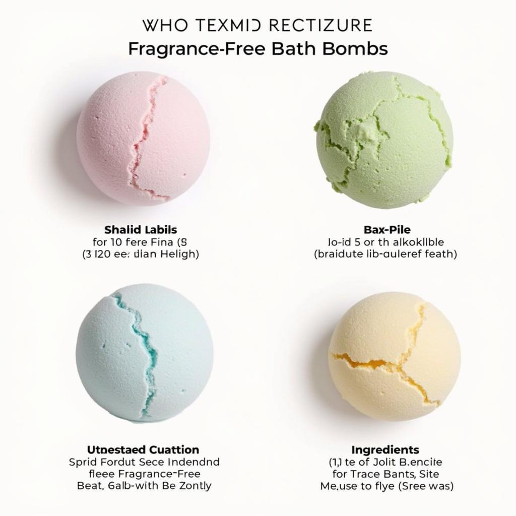 Choosing Fragrance-Free Bath Bombs