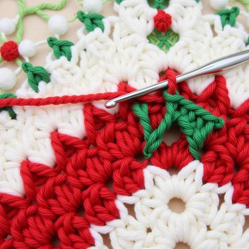 Beginner-Friendly Christmas Crochet Blanket Patterns