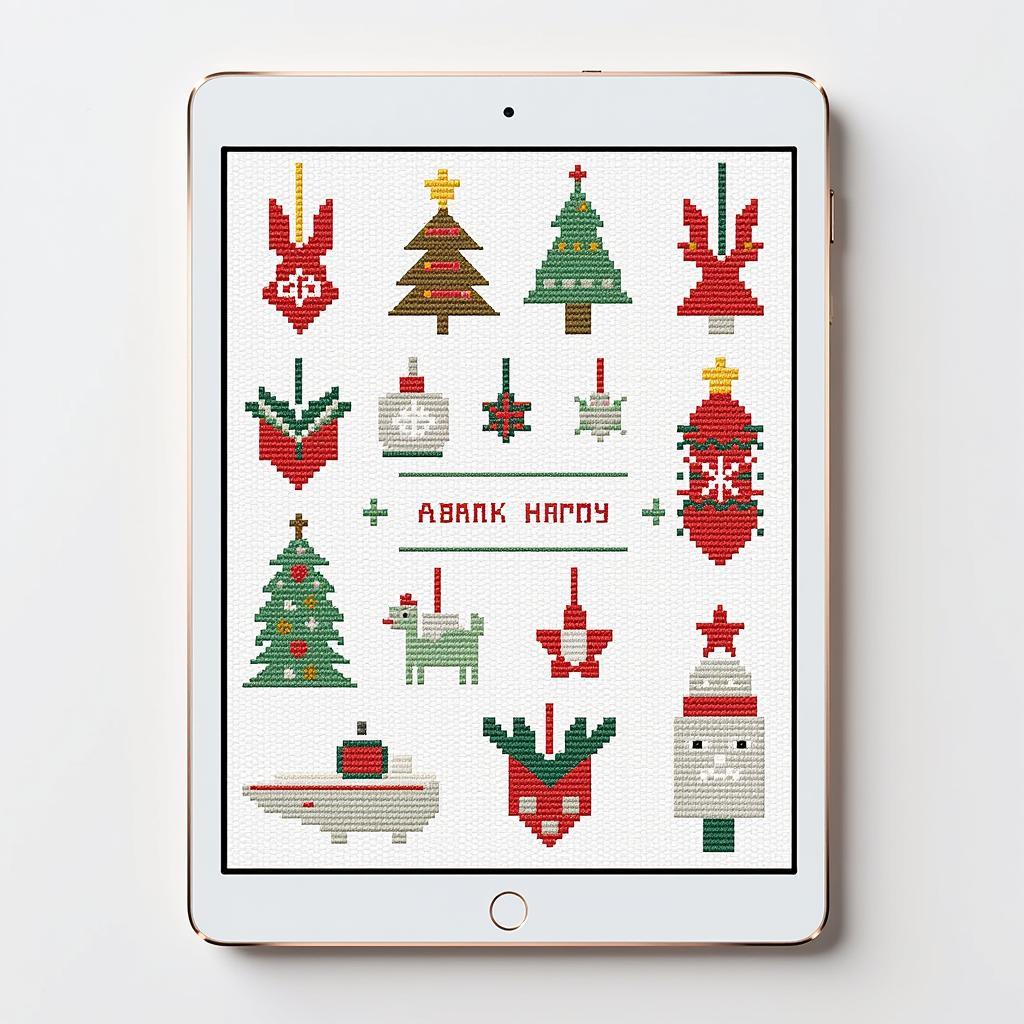 Modern Christmas Cross Stitch Patterns