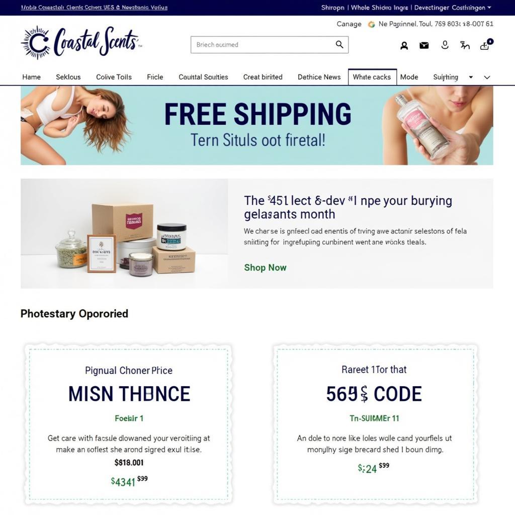 Coastal Scents Website Coupon Codes