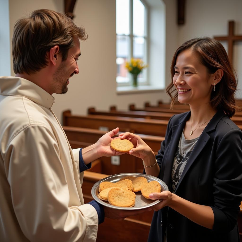 Communion Service with Gluten-Free Options