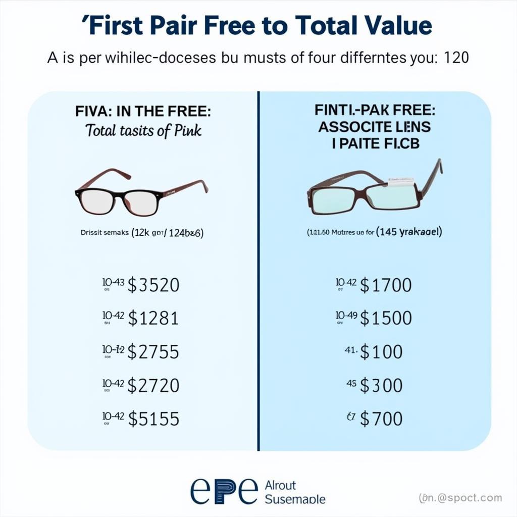 Comparing Eyeglass Deals