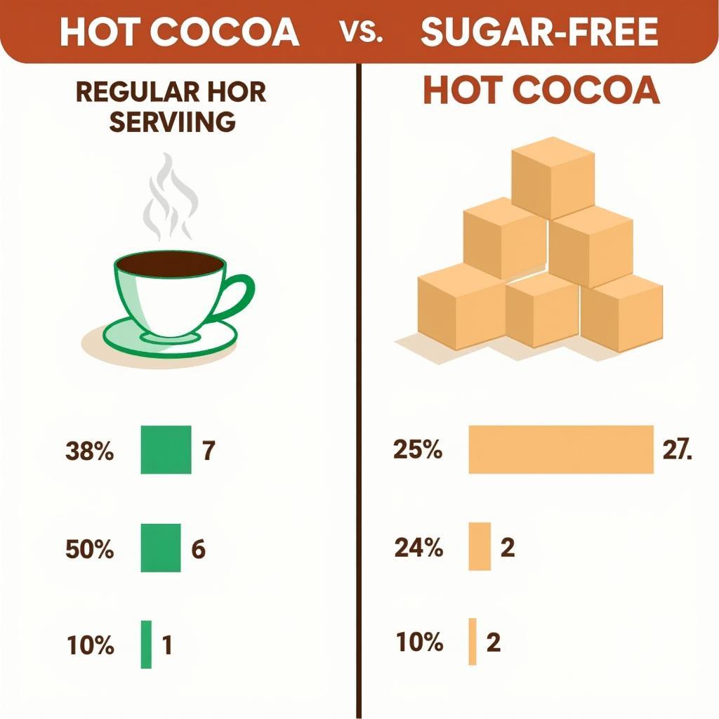 Comparison of Sugar Content in Traditional vs. Sugar-Free Hot Cocoa