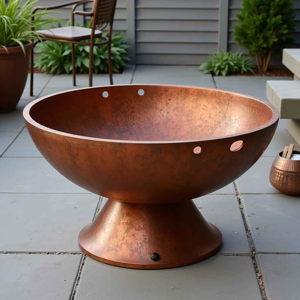 Durable Copper Fire Pit