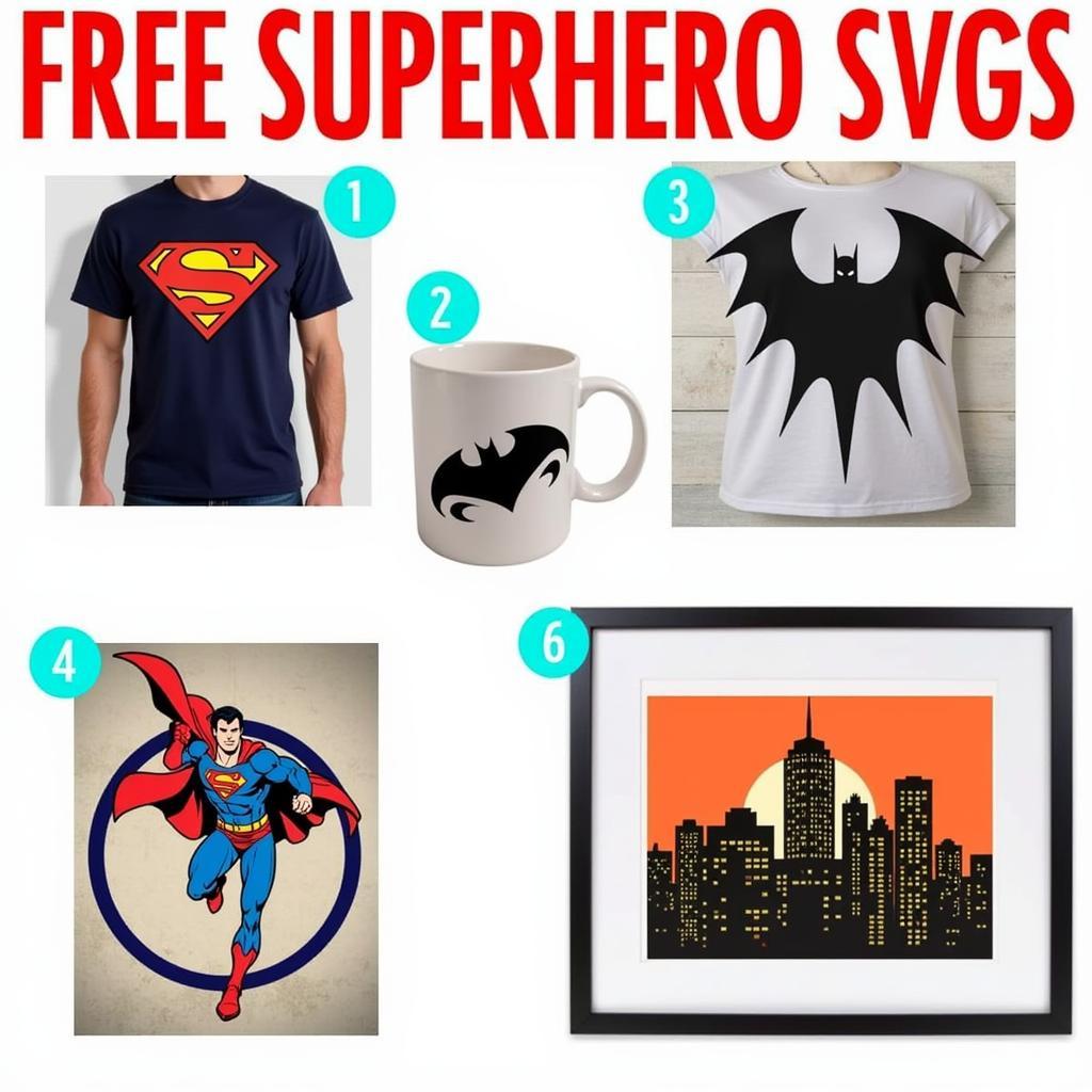 Creative Projects Using Free Superhero SVGs