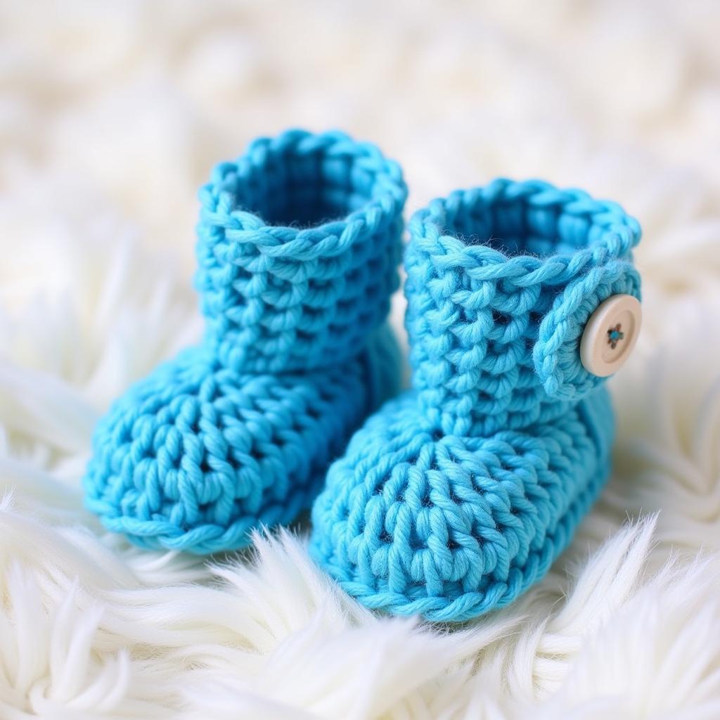 Free Crochet Baby Booties Pattern