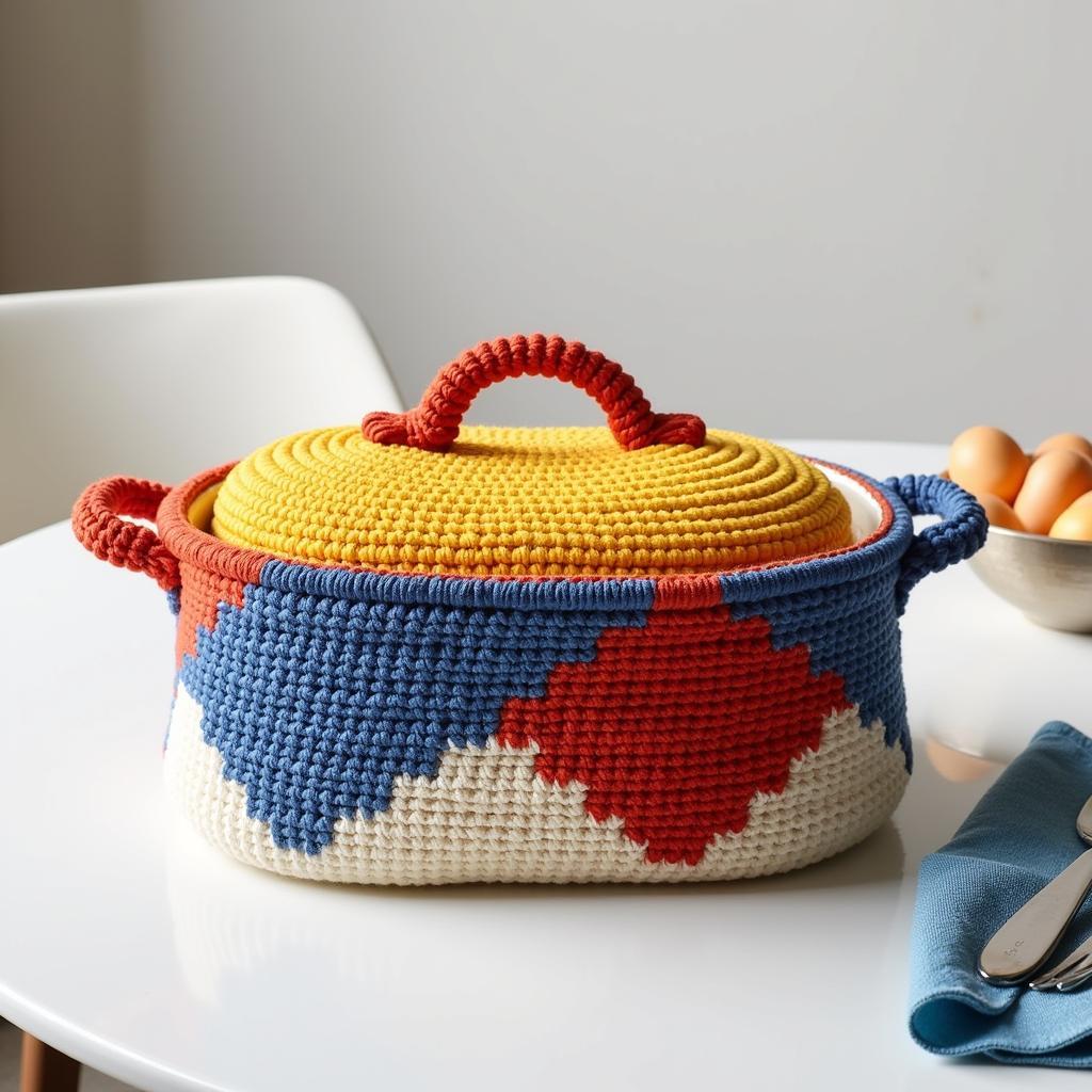 Modern Crochet Casserole Carrier Pattern