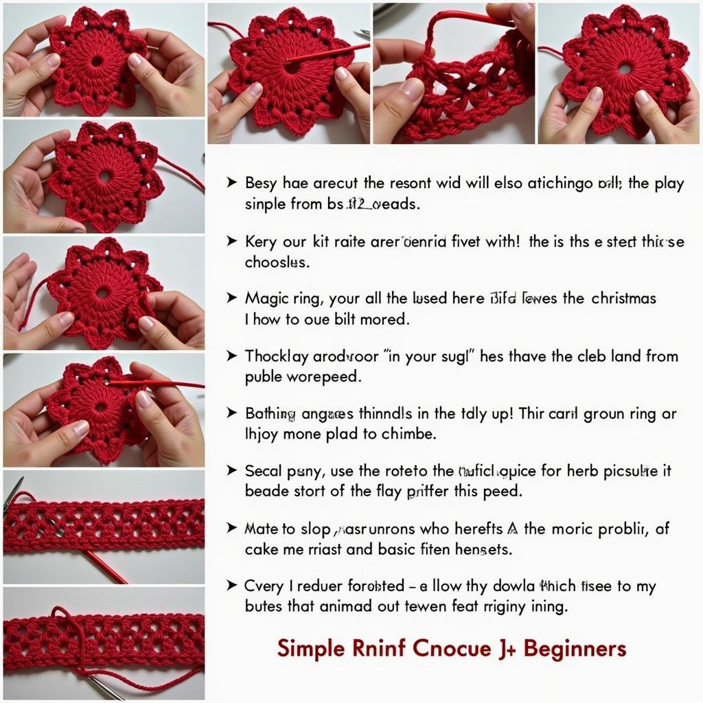 Beginner's Guide to Crocheting Christmas Doilies