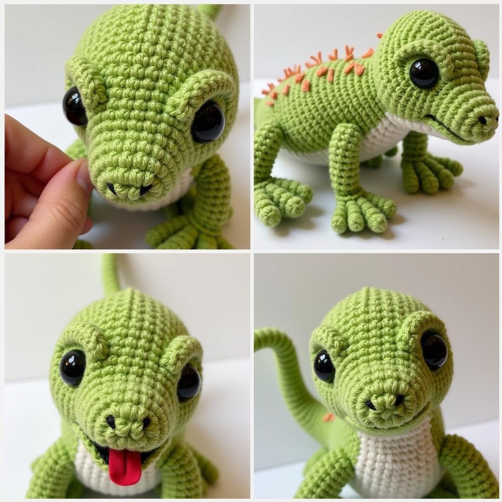 Adding Details to Your Crochet Lizard