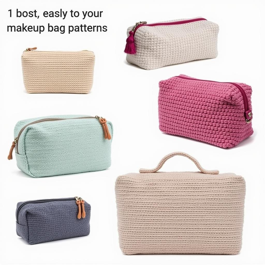 Beginner-Friendly Crochet Makeup Bag Patterns