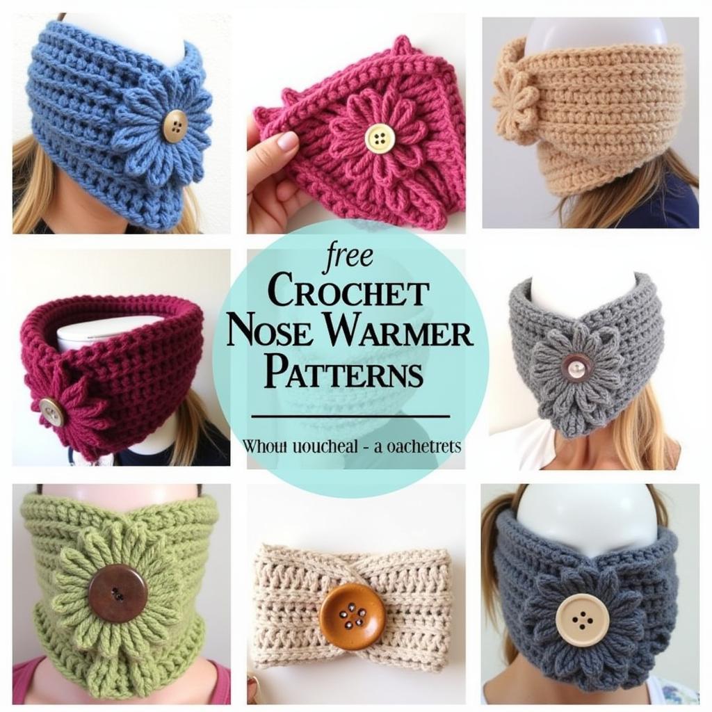 Free Crochet Nose Warmer Patterns: Various styles and designs for all skill levels