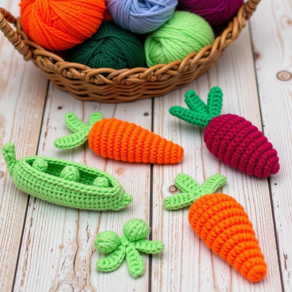 Beginner-Friendly Crochet Vegetable Patterns