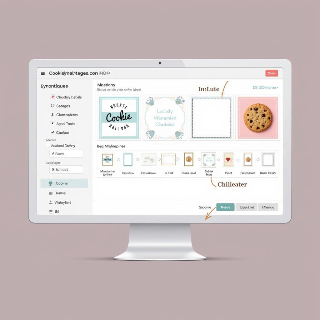 Customizable Cookie Label Templates for Download