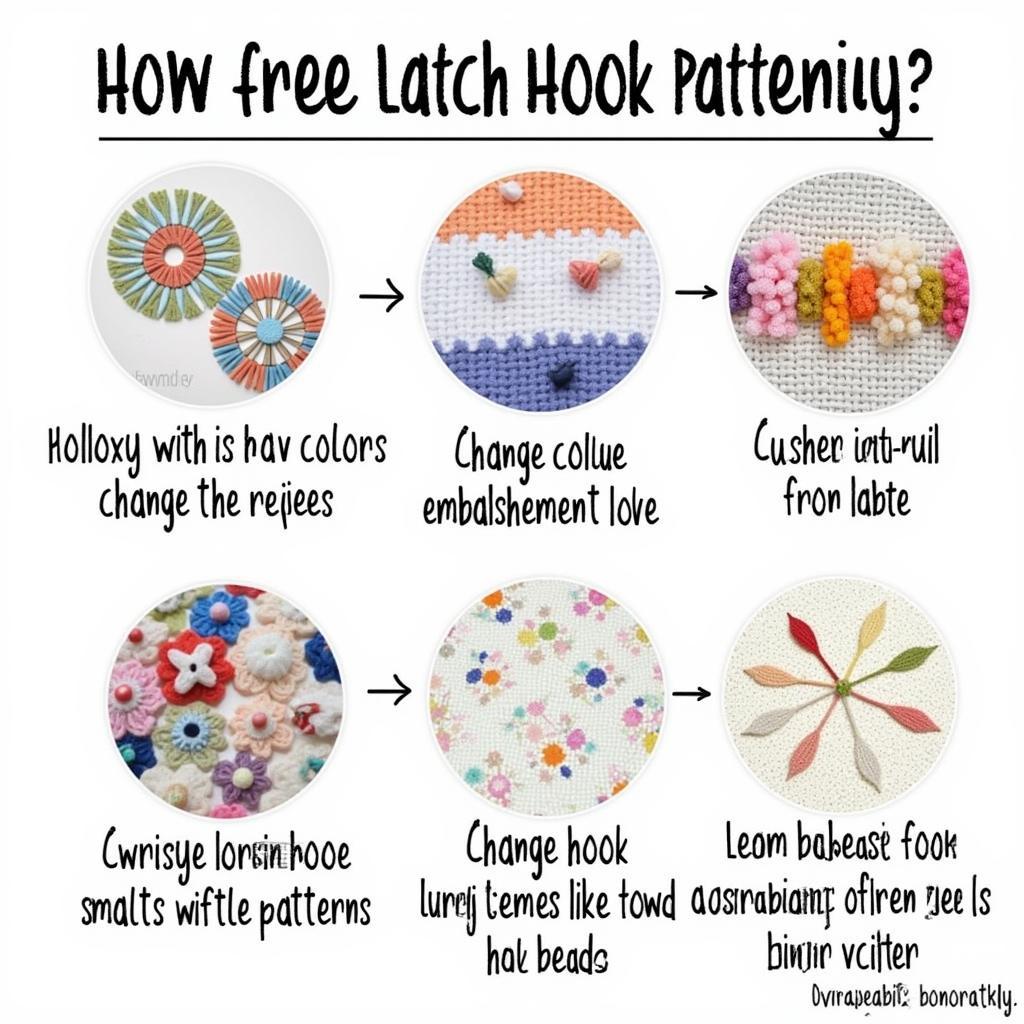 Customizing Free Latch Hook Designs