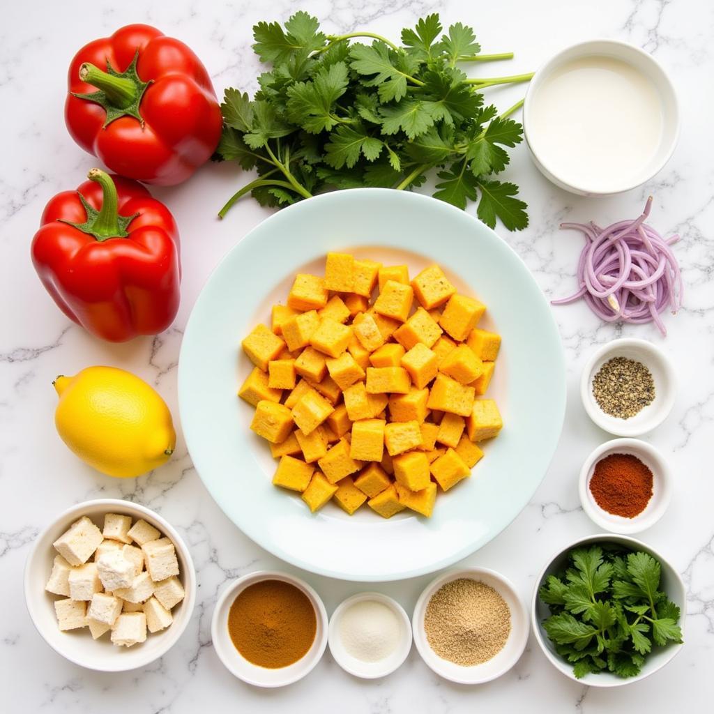 Dairy-Free Omelet Ingredients