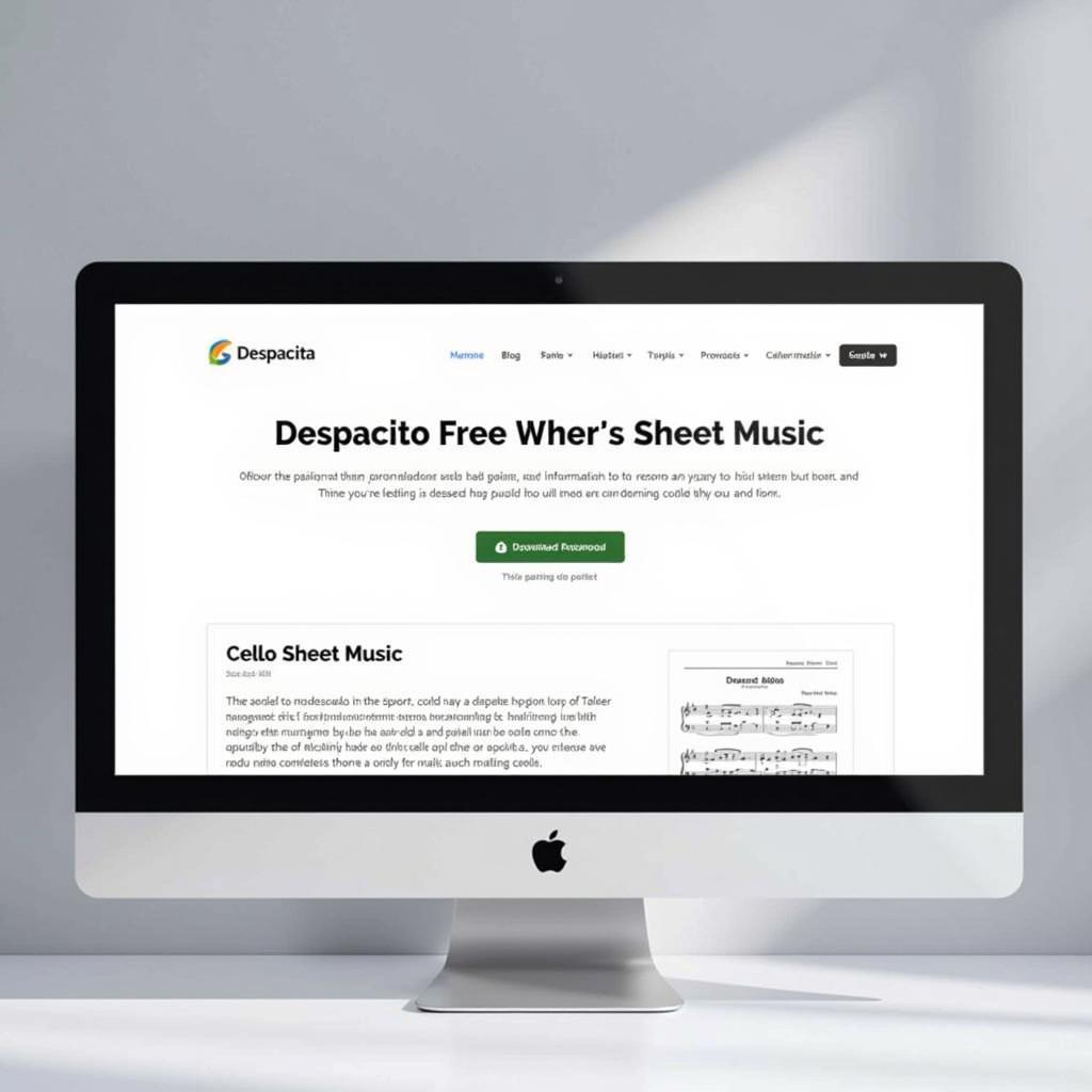 Free Despacito Cello Sheet Music Download