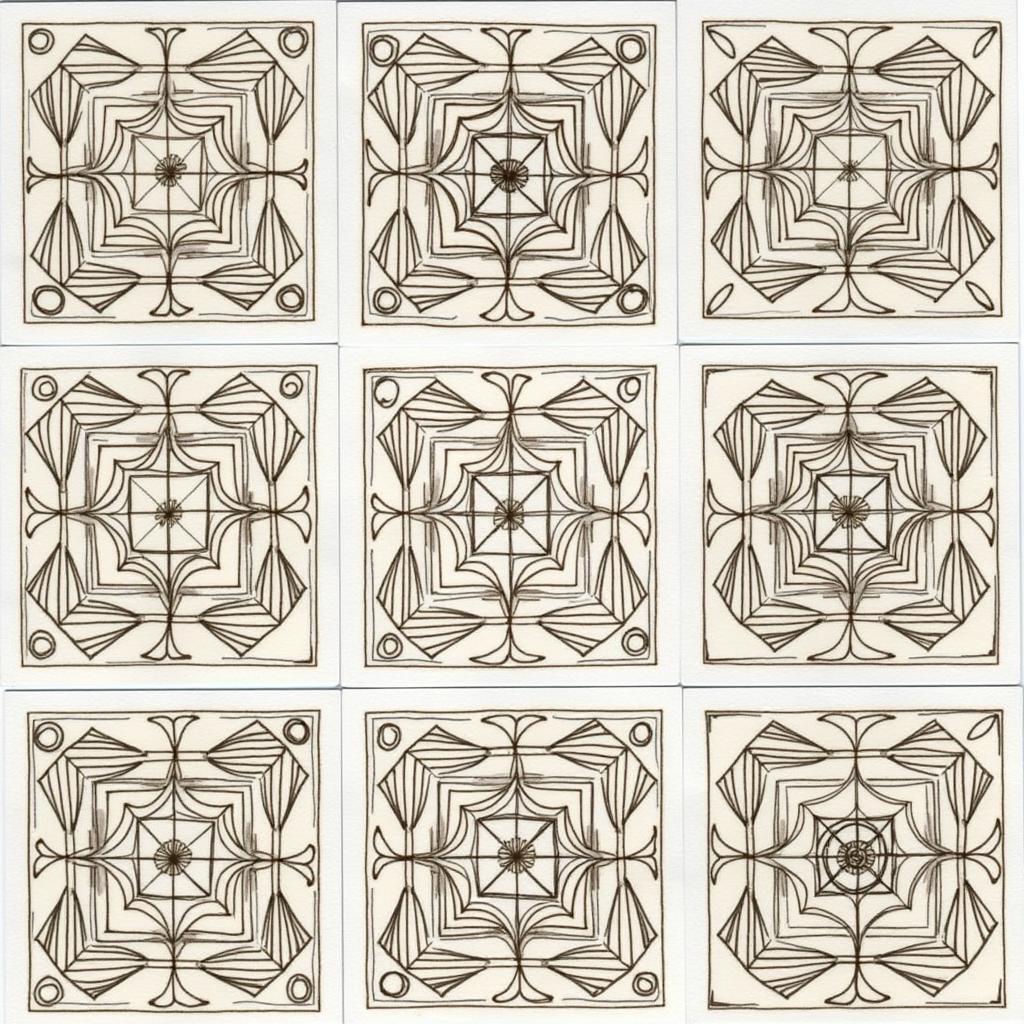 Variations in Stepping Stone Quilt Blocks