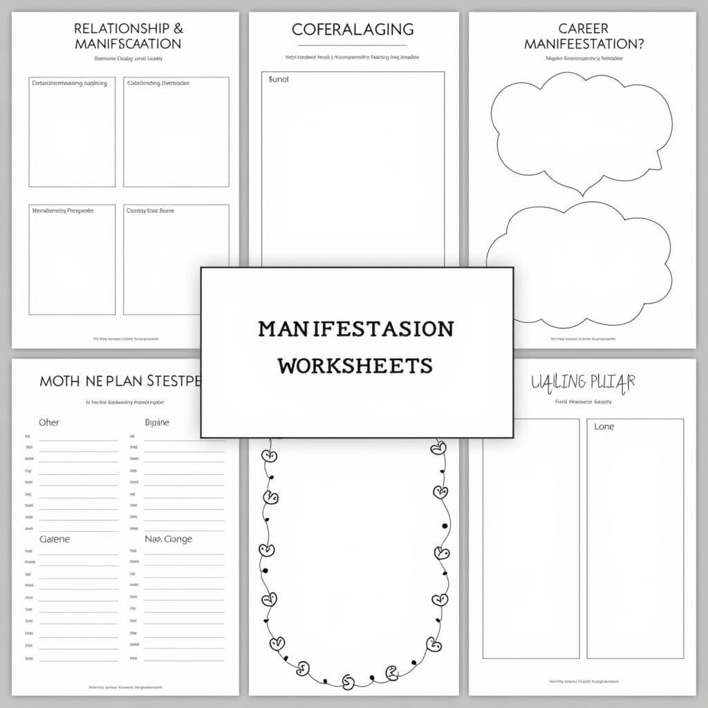 Variety of Manifestation Worksheets Available Online