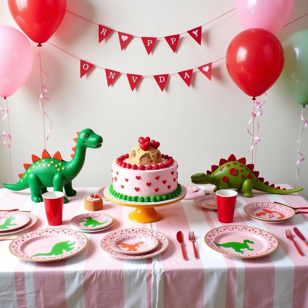 Dinosaur Valentines Party Ideas