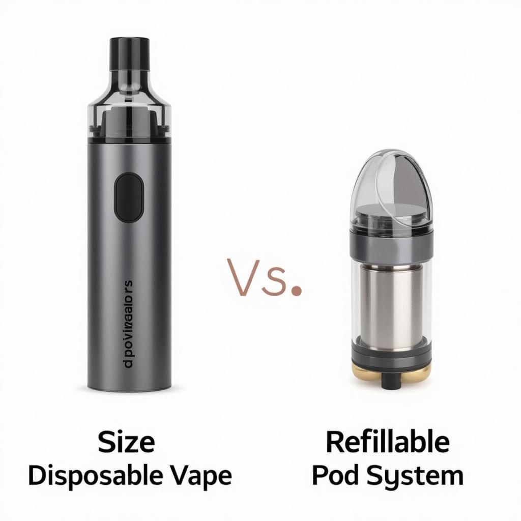 Comparing Disposable and Refillable Nicotine-Free Vapes