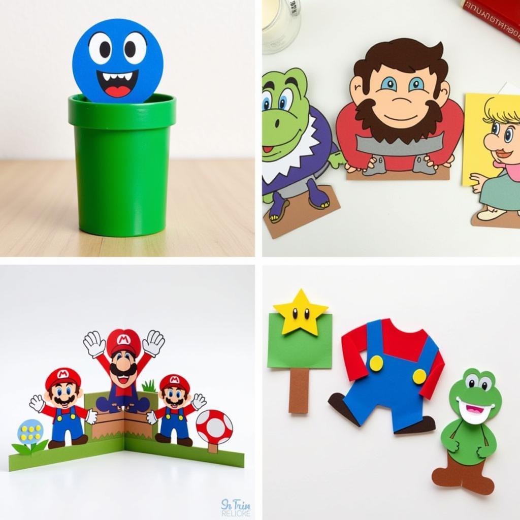 DIY Super Mario Invitation Ideas