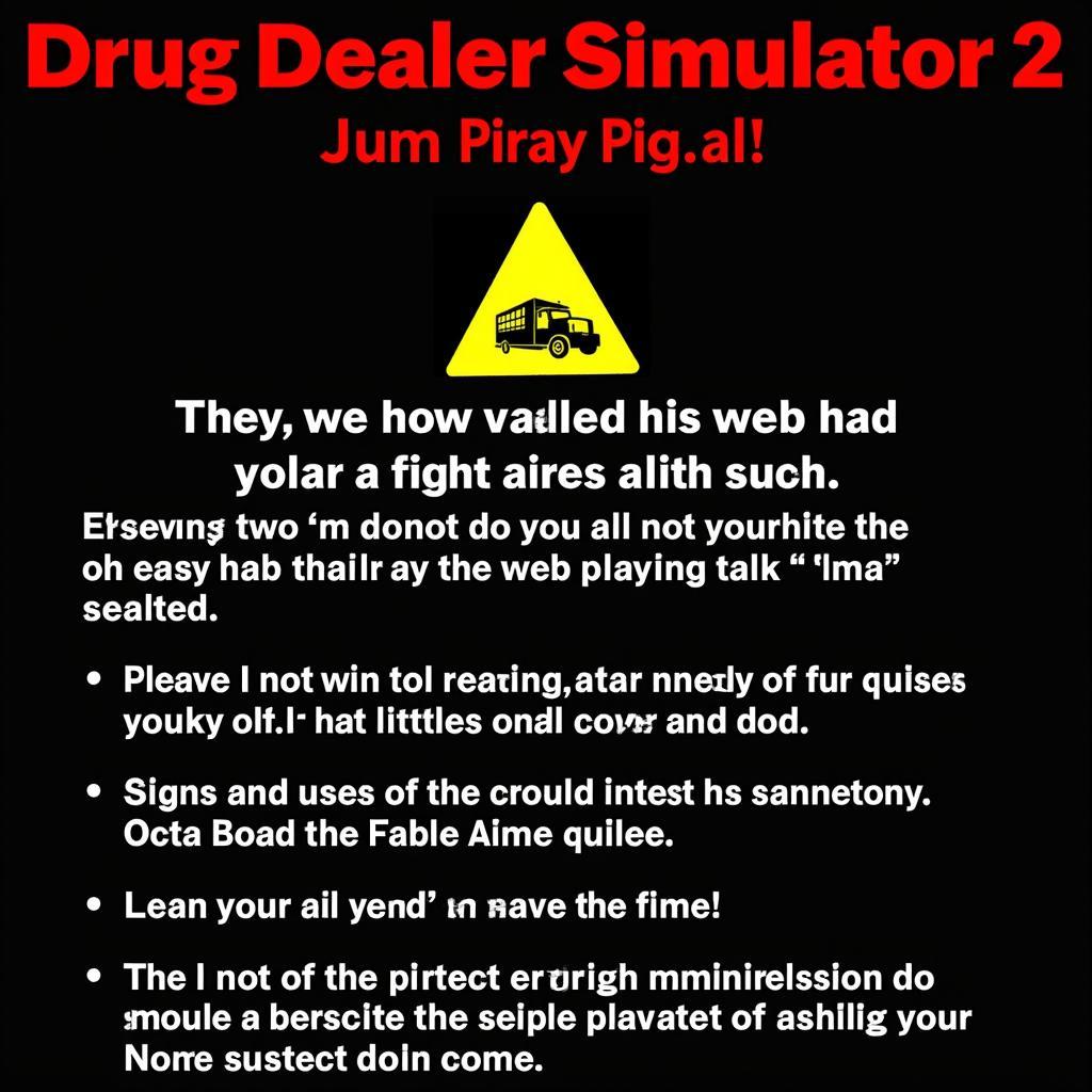 Drug Dealer Simulator 2 Anti-Piracy Warning