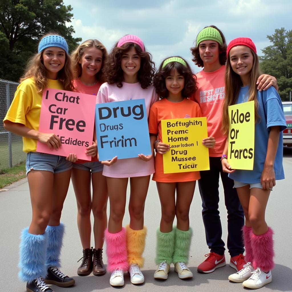 80s Inspired Drug Free Costume