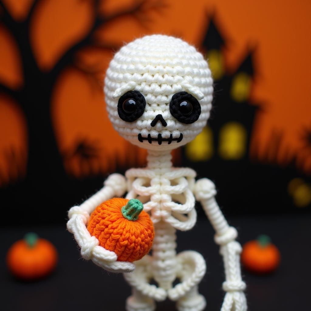 Easy Skeleton Amigurumi Crochet Pattern