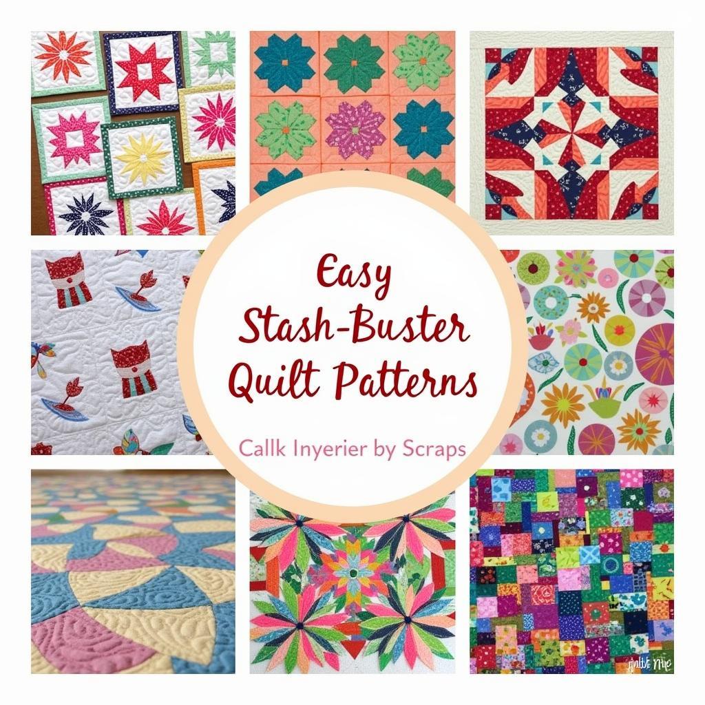 Easy Stash Buster Quilt Patterns: A Colorful Array