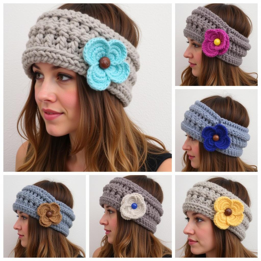 Ear Warmers with Embellishments