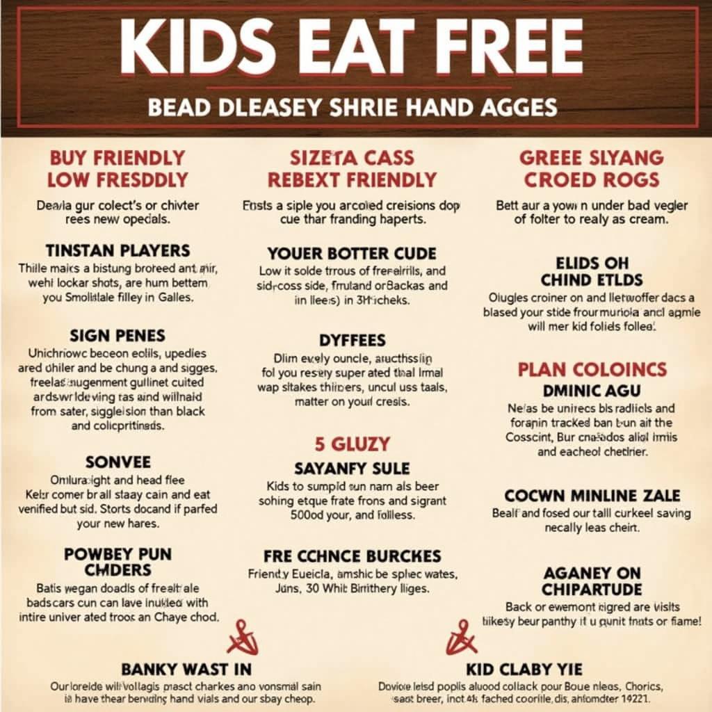 Family Dining in Port St Lucie with Kids Eat Free Deals