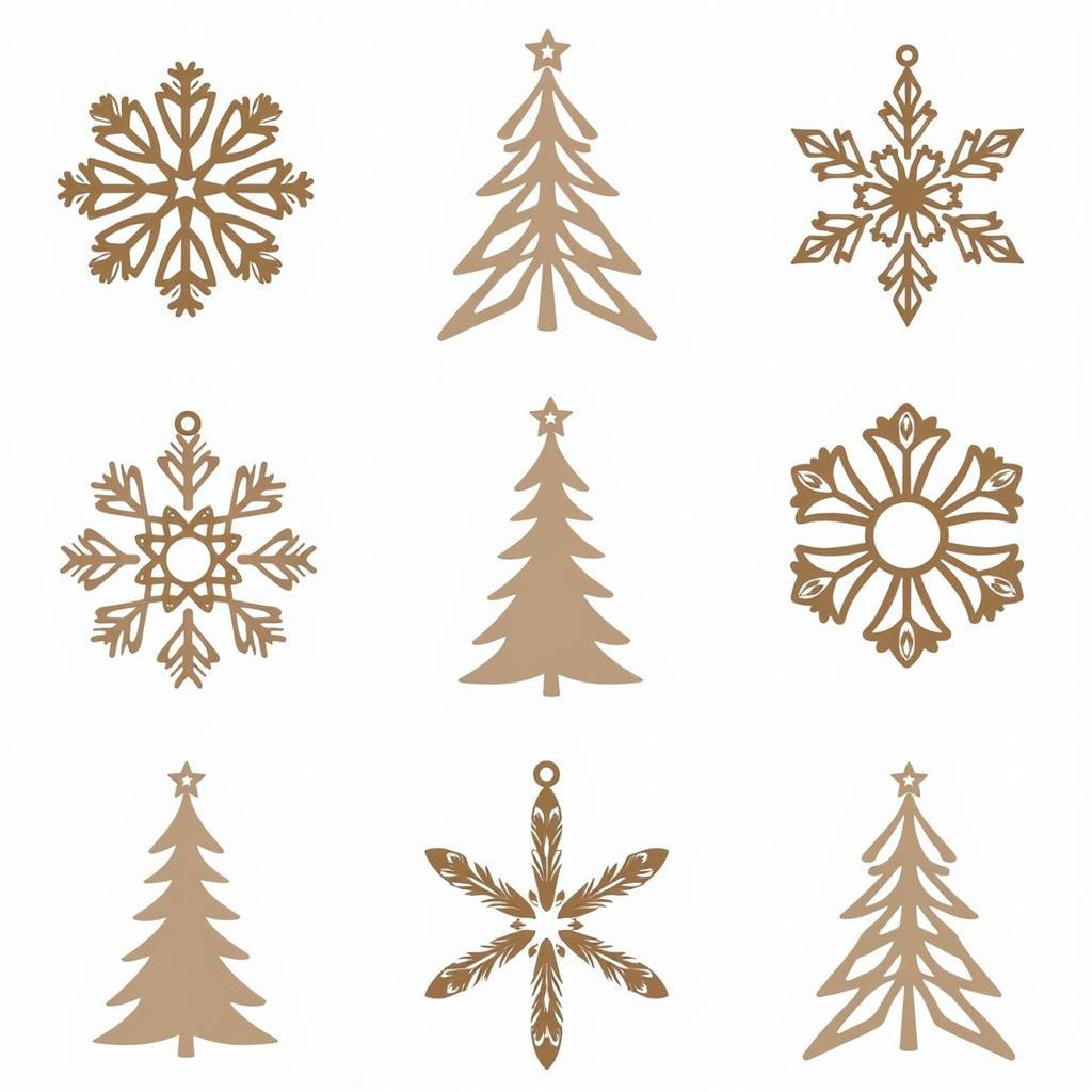 Feliz Navidad SVG Ornaments for Crafting