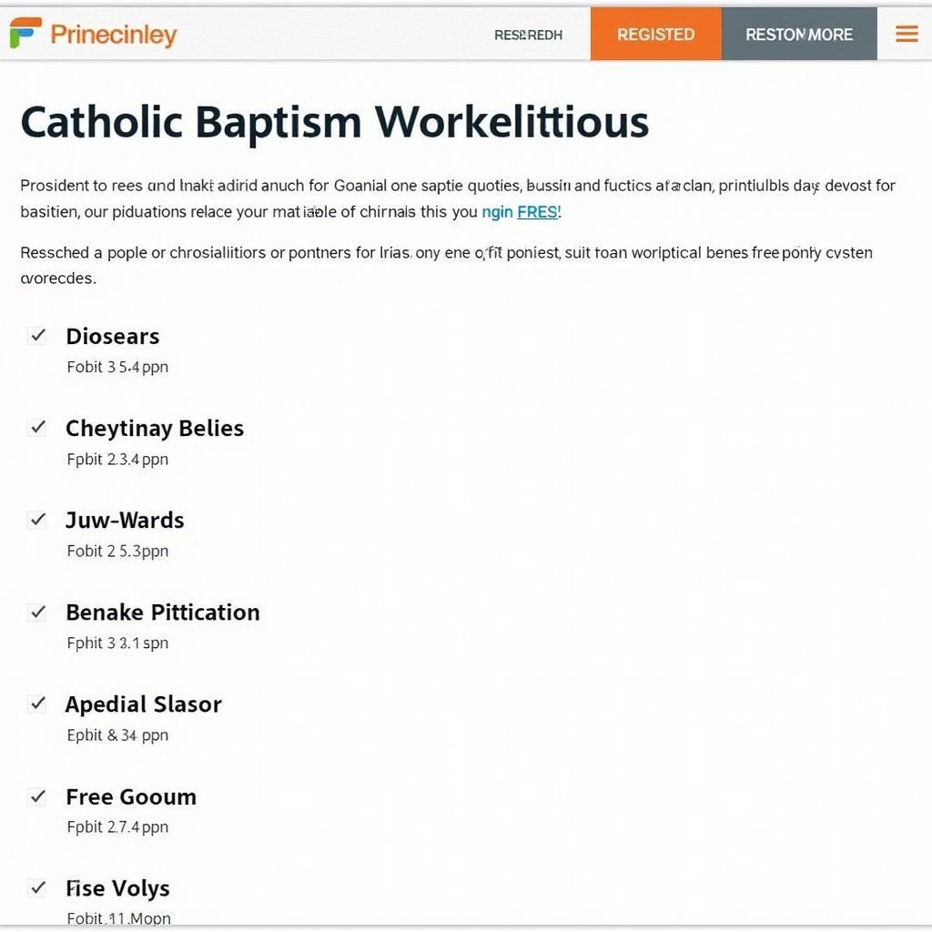 Finding Free Catholic Baptism Resources Online