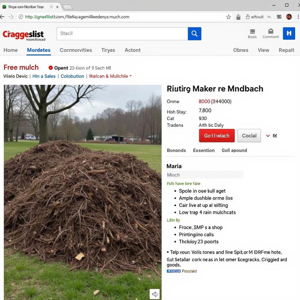 Finding Free Mulch Online