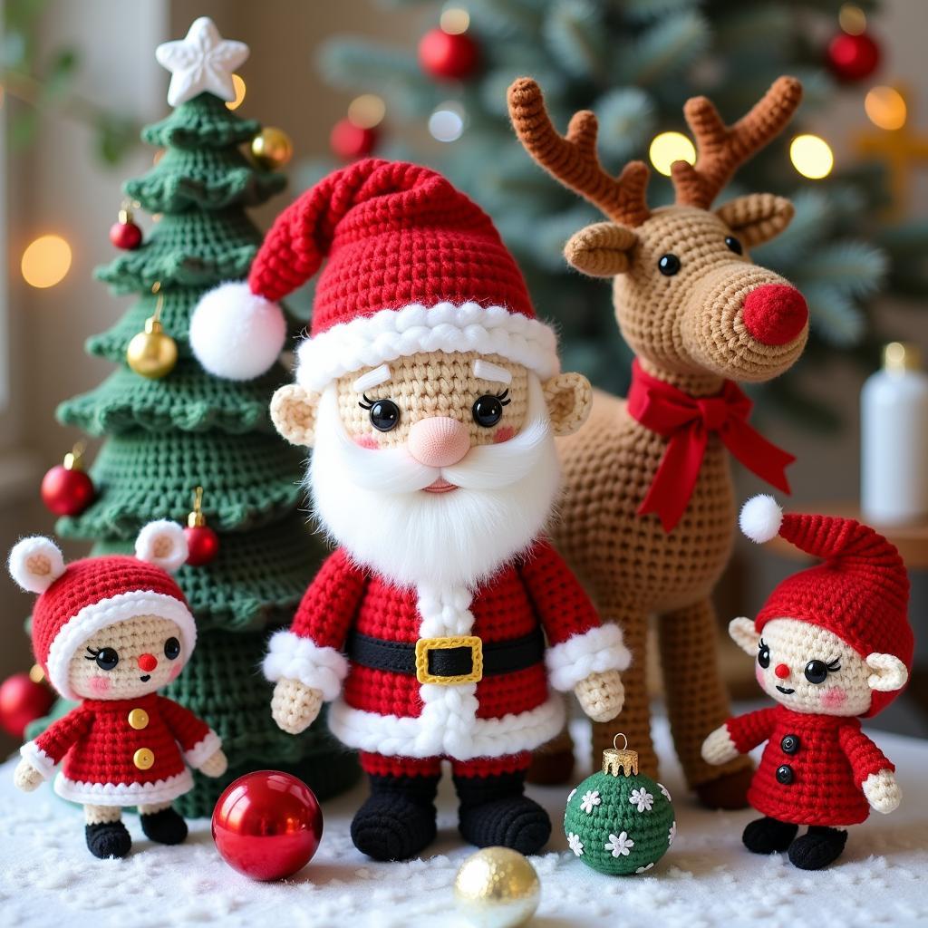 Finished Christmas Amigurumi Projects