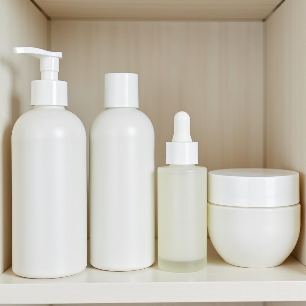 Fragrance-Free Korean Skincare Products on a shelf