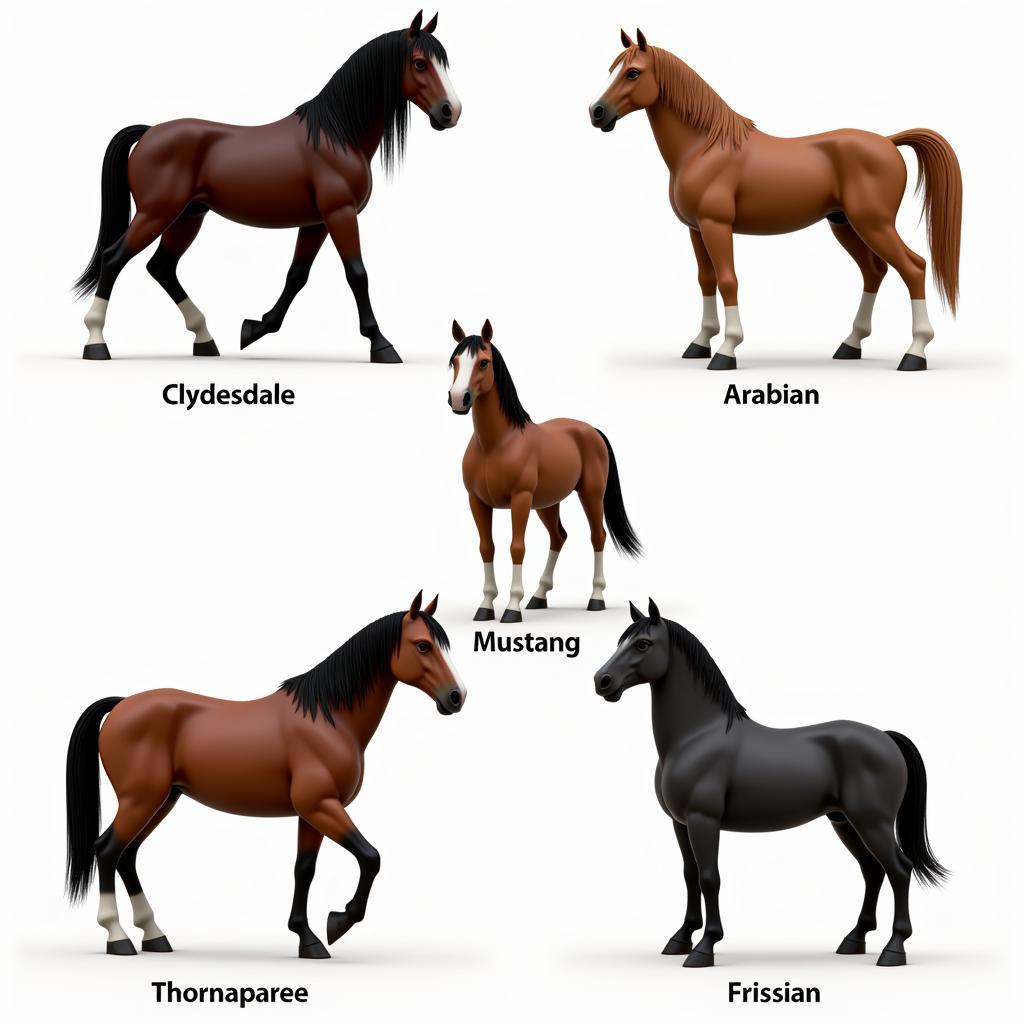 Free 3D Horse Model Breeds