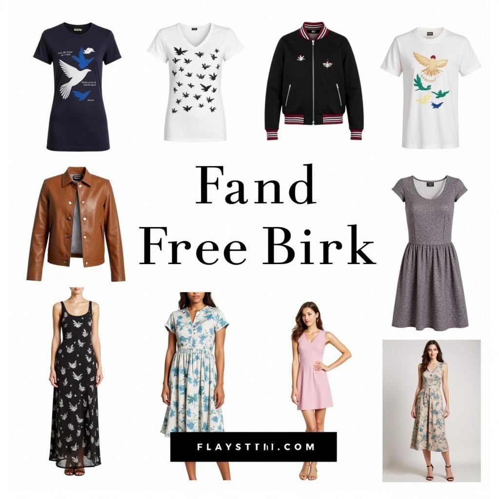 Various Free Bird Clothing Styles