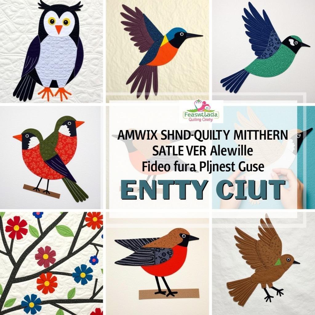 Variety of Free Bird Quilting Patterns