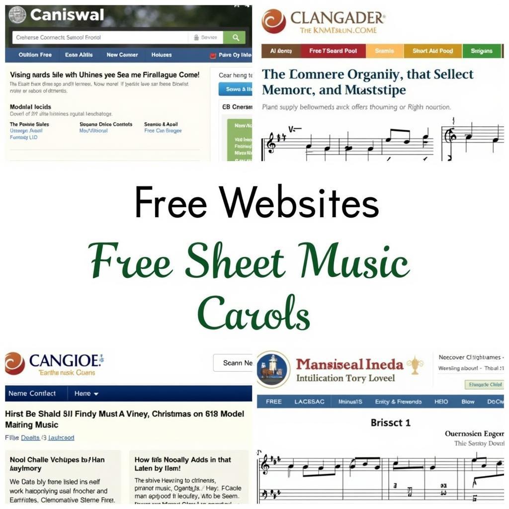 Free Christmas Sheet Music Websites