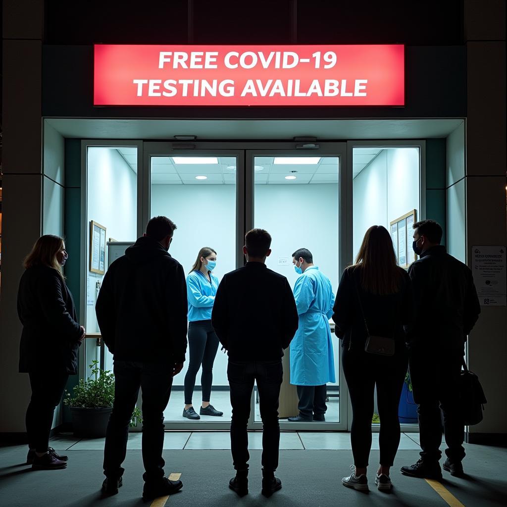 Free COVID-19 Testing at a Public Health Clinic in Dayton Ohio