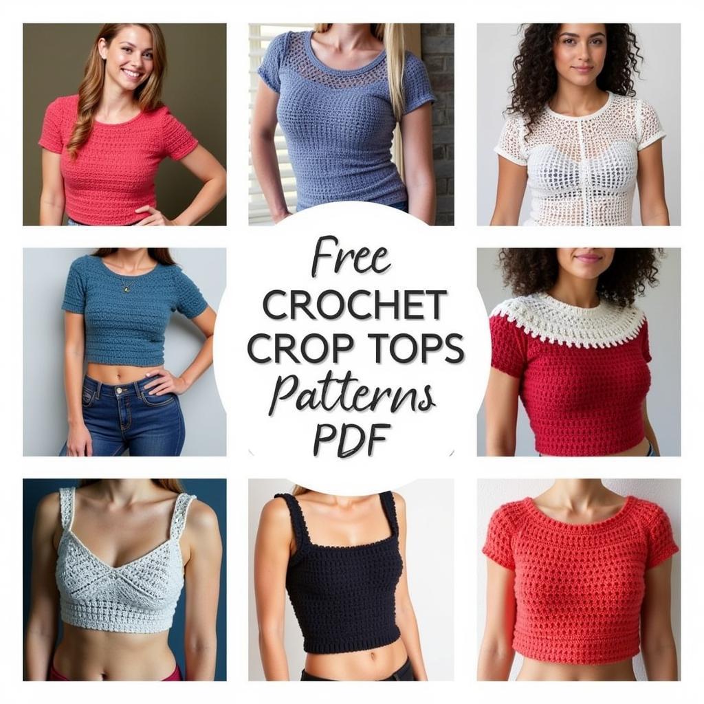 Free Crochet Crop Top Pattern PDF Download