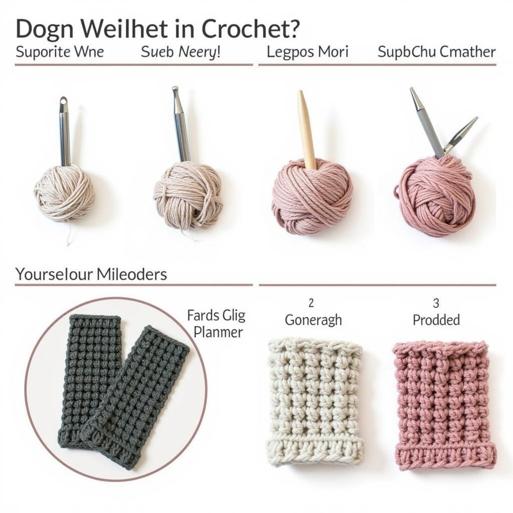 Choosing the Right Yarn Weight for Crochet Leg Warmers