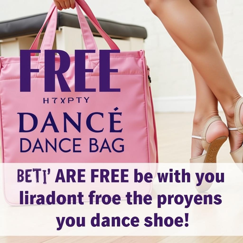 Free Dance Bag Promotion