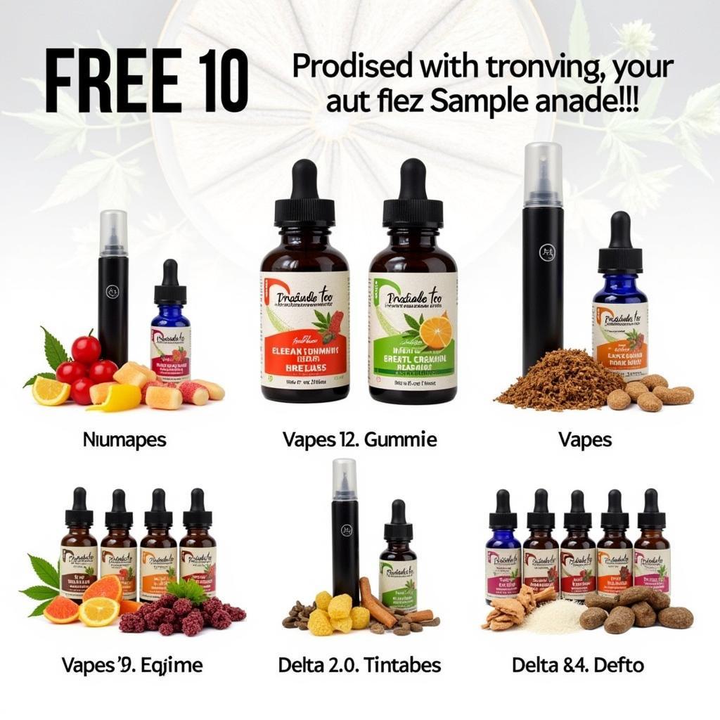 Free Delta 10 Samples with Free Shipping: A Variety of Products